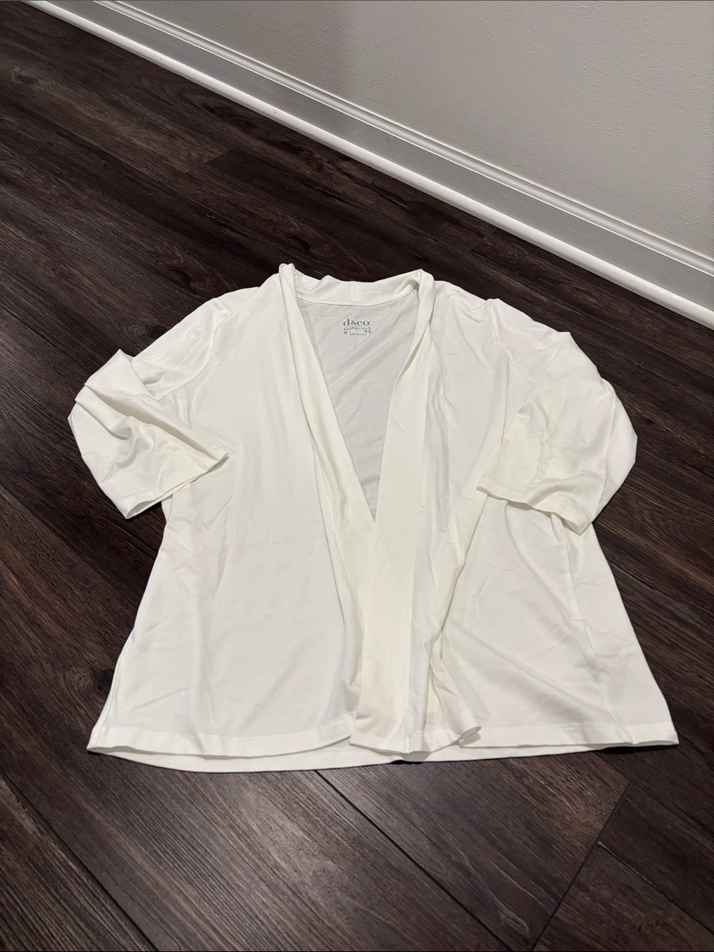 Denim & Co 3/4 Length Sleeves Cardigan